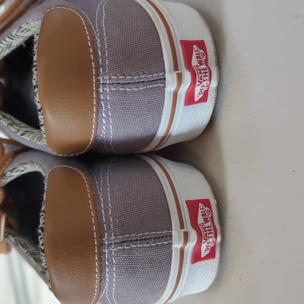 Vans, Era 59 Gray/Chevron Tie Sneakers. Size 12 - Picture 4 of 8